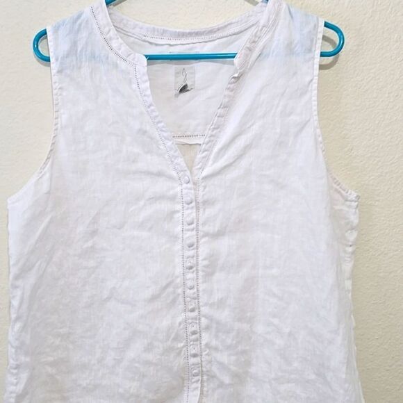 J joie Linen Blousr Xl - Picture 2 of 6